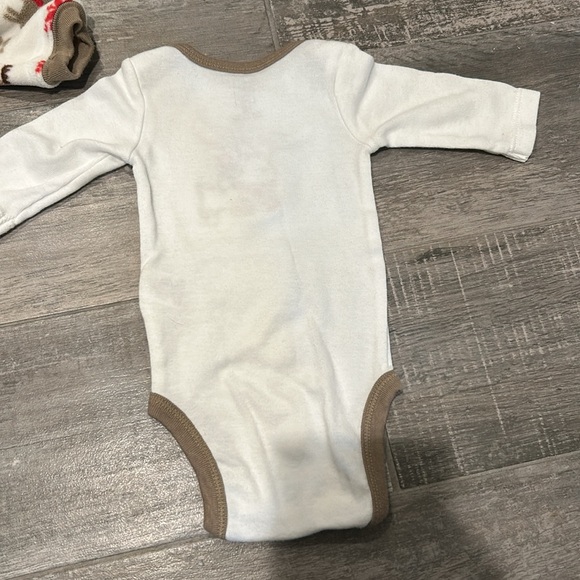 Carter’s Newborn Winter Moose Bodysuit & Fleece Zip-Up - Picture 5 of 5